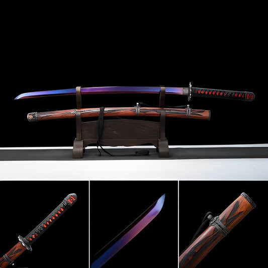 Hand Forged Anime Katana Manganese Steel Sekiro：Shadows Die Twice Undead Cut Full Tang