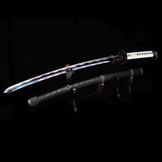 Hand Forged Anime Katana Manganese Steel Undead Cut（Open Door）
