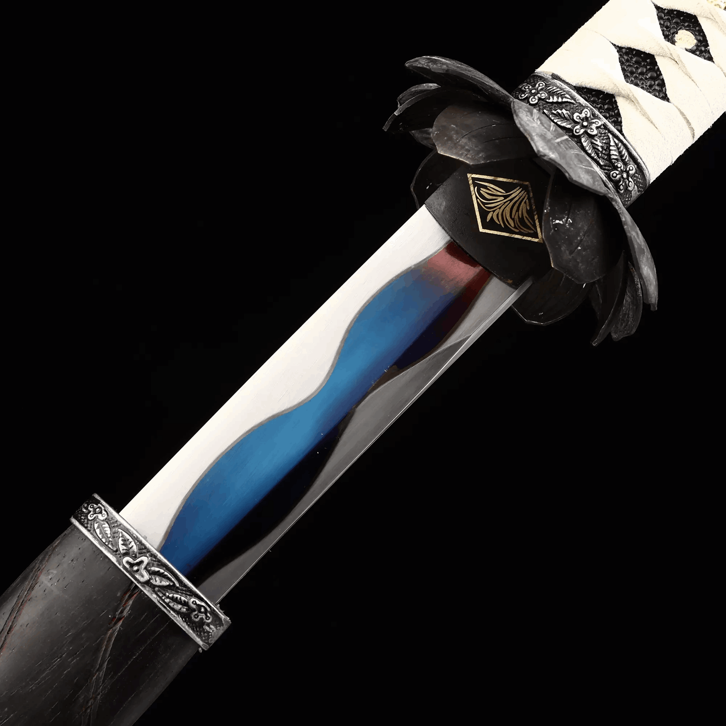 Hand Forged Anime Katana Manganese Steel Undead Cut（Open Door）