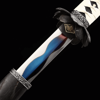 Hand Forged Anime Katana Manganese Steel Undead Cut（Open Door）