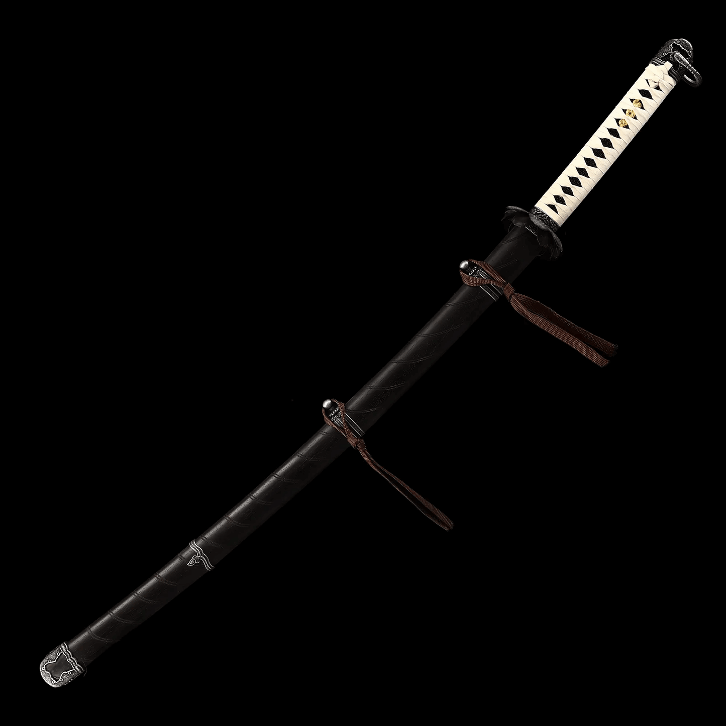 Hand Forged Anime Katana Manganese Steel Undead Cut（Open Door）