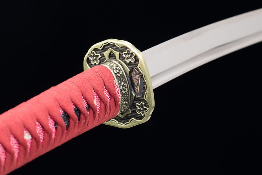 Hand Forged Anime Katana Manganese Steel Undead Cut（Thunderbolt）Charcoal quenching