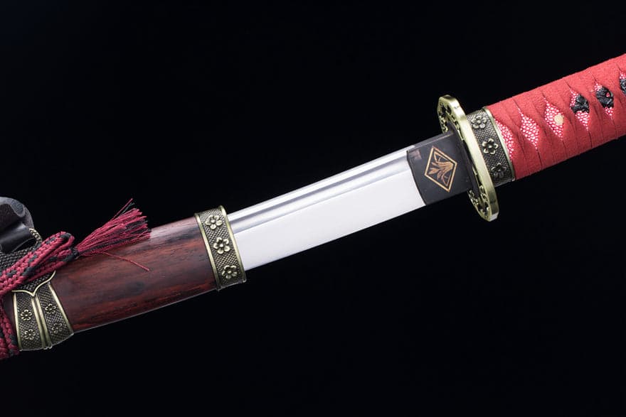 Hand Forged Anime Katana Manganese Steel Undead Cut（Thunderbolt）Charcoal quenching