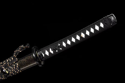 Hand Forged Japanese Samurai Katana Phantom Feather T10 Carbon steel Mirror grinding
