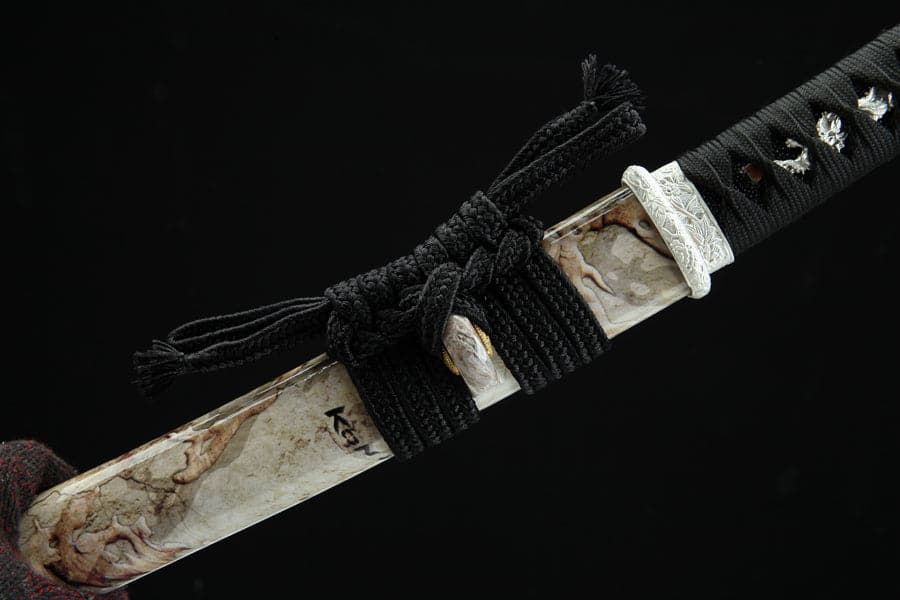 Hand Forged Japanese Tanto Darkness Short Sword 1095 Carbon steel