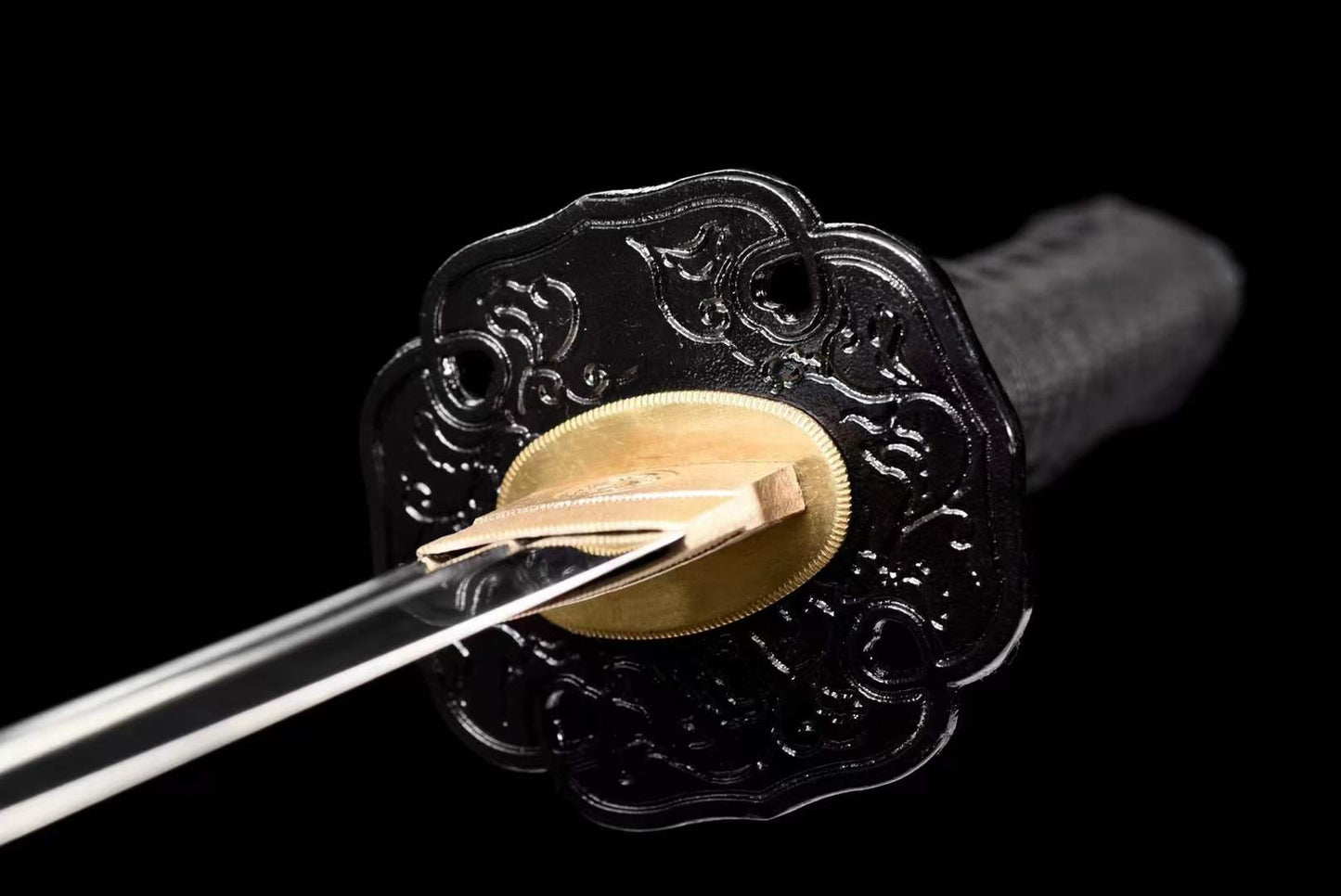 Hand Forged Japanese Tanto Naruto Short Sword T10 Turns the soil to burn blade