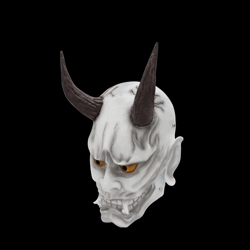 Hand-Made Japanese Hannya Ball COS Oni Mask