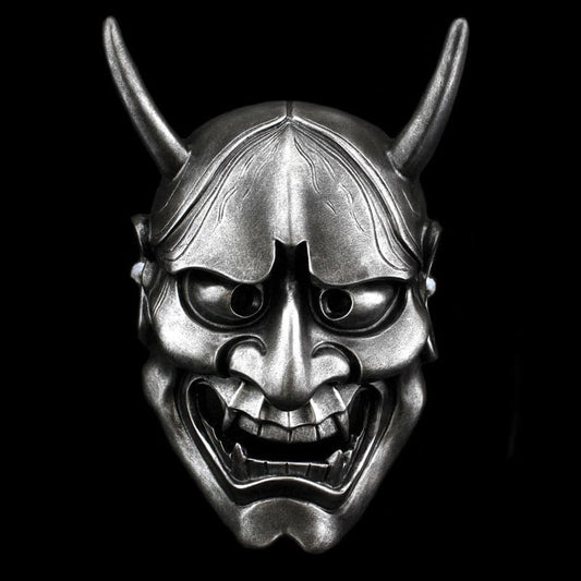 Hand-Made Japanese Hannya Resin Oni Mask