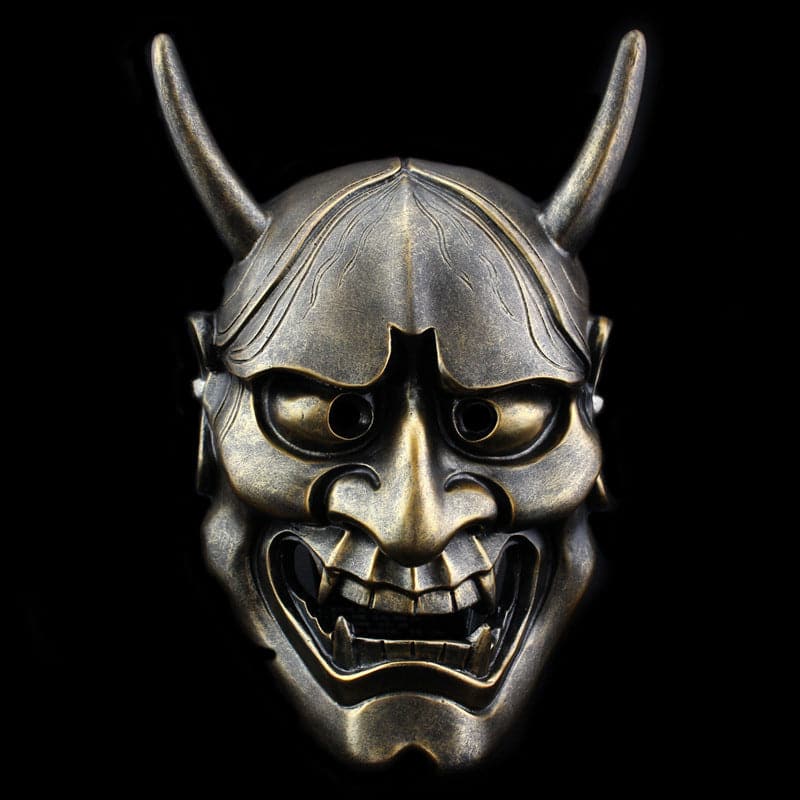 Hand-Made Japanese Hannya Resin Oni Mask