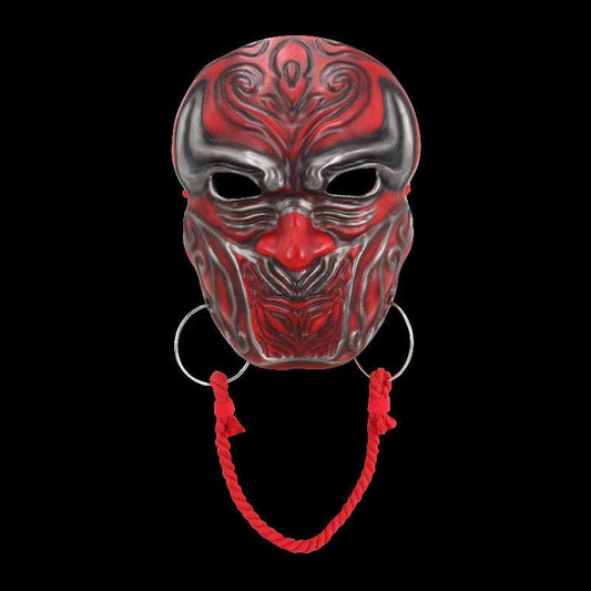 Hand-Made Painting the bad people Resin Mask