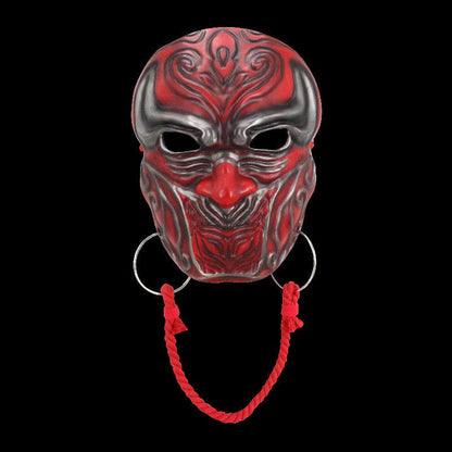 Hand-Made Painting the bad people Resin Mask