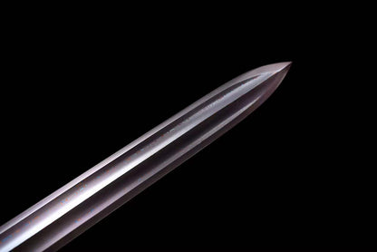 Handmade Damascus Steel Chinese Han Dynasty QingYun Sword Damascus Steel Blade baking blue