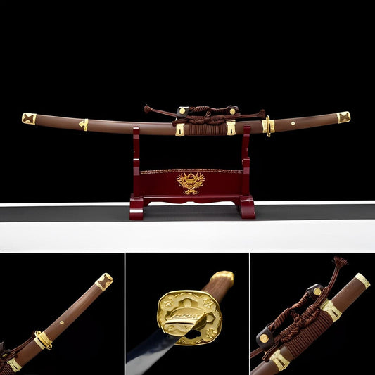 Handmade Japanese Tachi Odachi Golden Glory T10 Carbon steel Import rosewood