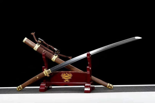Handmade Japanese Tachi Odachi Golden Glory T10 Carbon steel Import rosewood