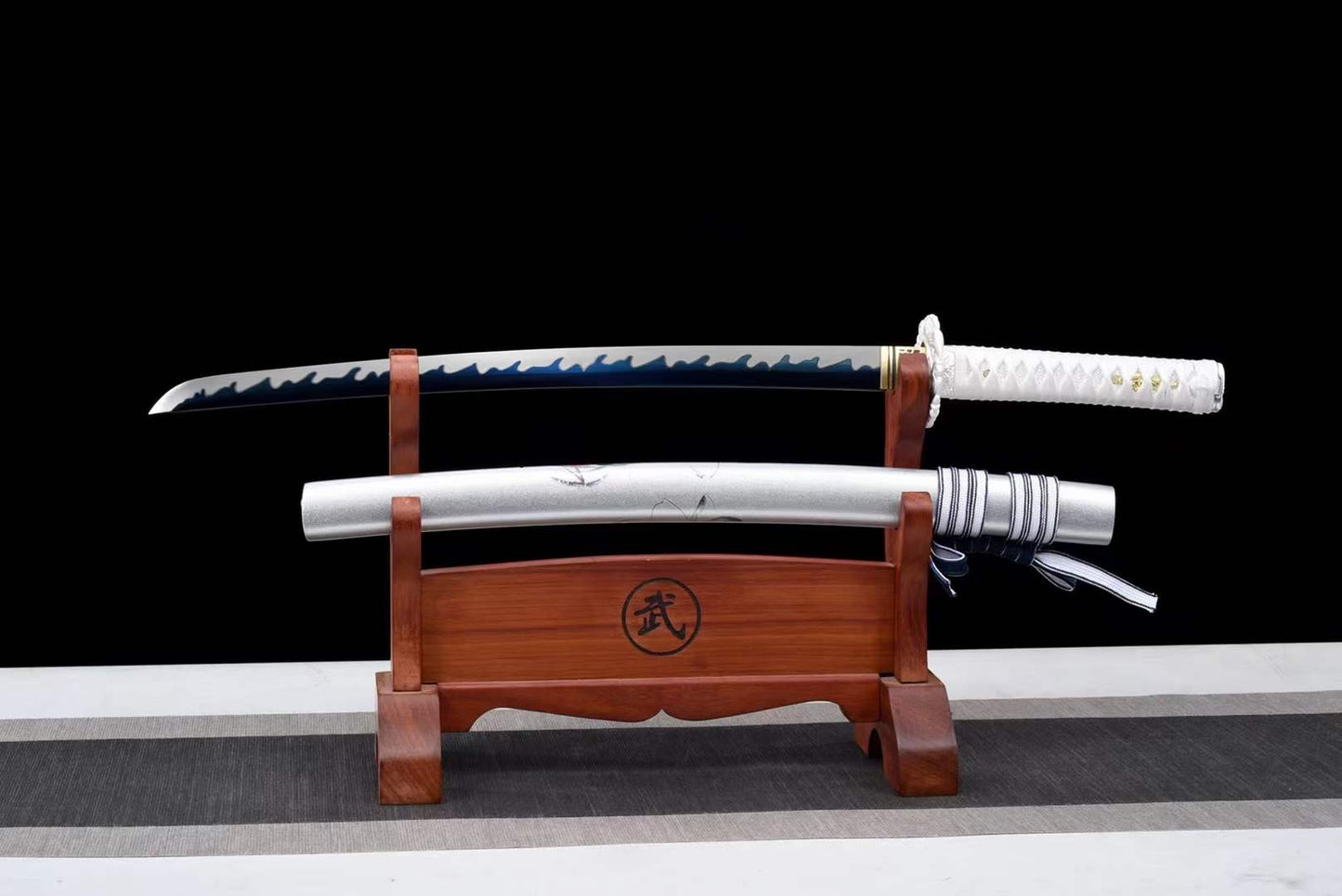 Handmade Japanese Wakizashi Fish Short Sword Manganese Steel
