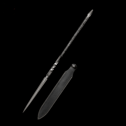 Handmade Tri-edged Pattern Steel One-piece forging