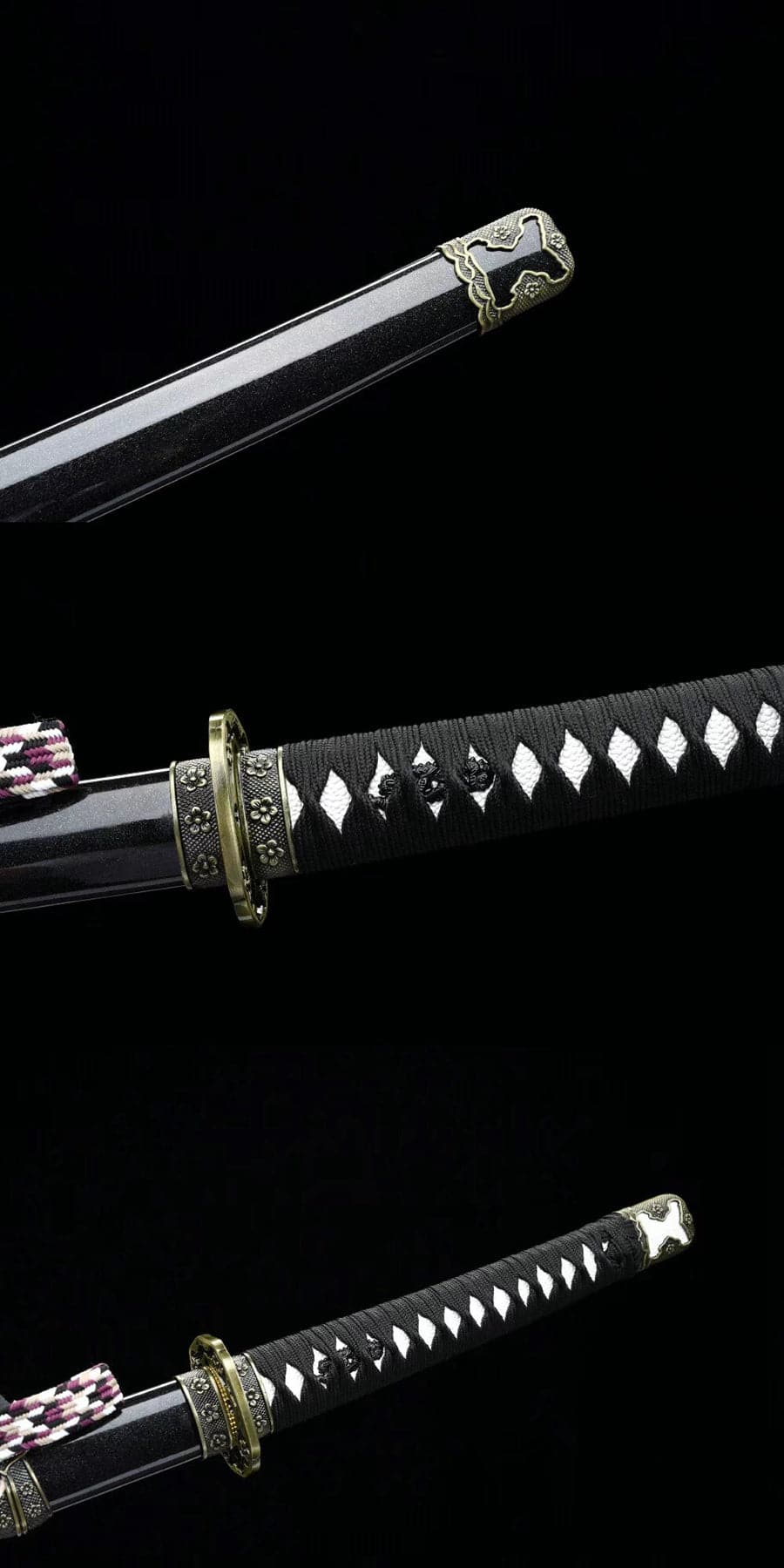 High-performance Japanese Tachi Odachi Toyotomi Clan 9260 Spring Steel Full Tang