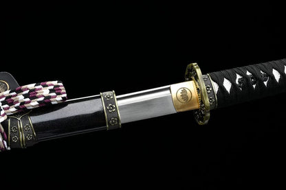 High-performance Japanese Tachi Odachi Toyotomi Clan 9260 Spring Steel Full Tang