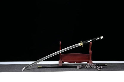 High-performance Japanese Tachi Odachi Toyotomi Clan 9260 Spring Steel Full Tang