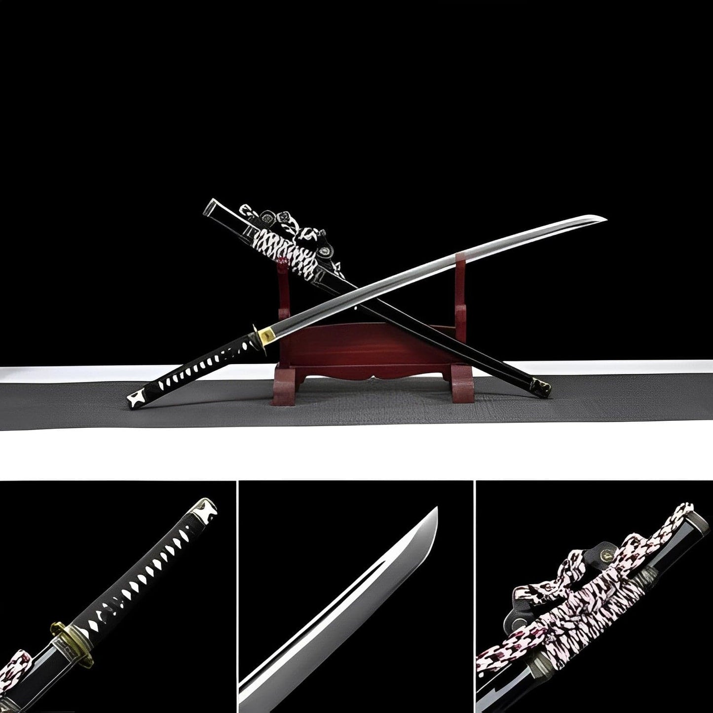 High-performance Japanese Tachi Odachi Toyotomi Clan 9260 Spring Steel Full Tang