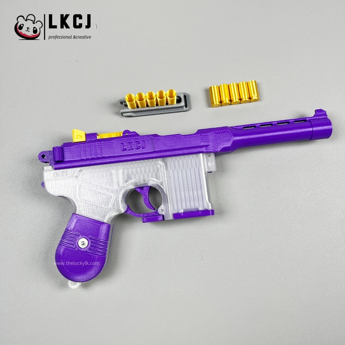 3D Printed Mauser With Throwable Bullets Christmas Gift