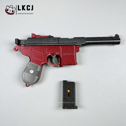 3D Printed Mauser With Throwable Bullets Christmas Gift
