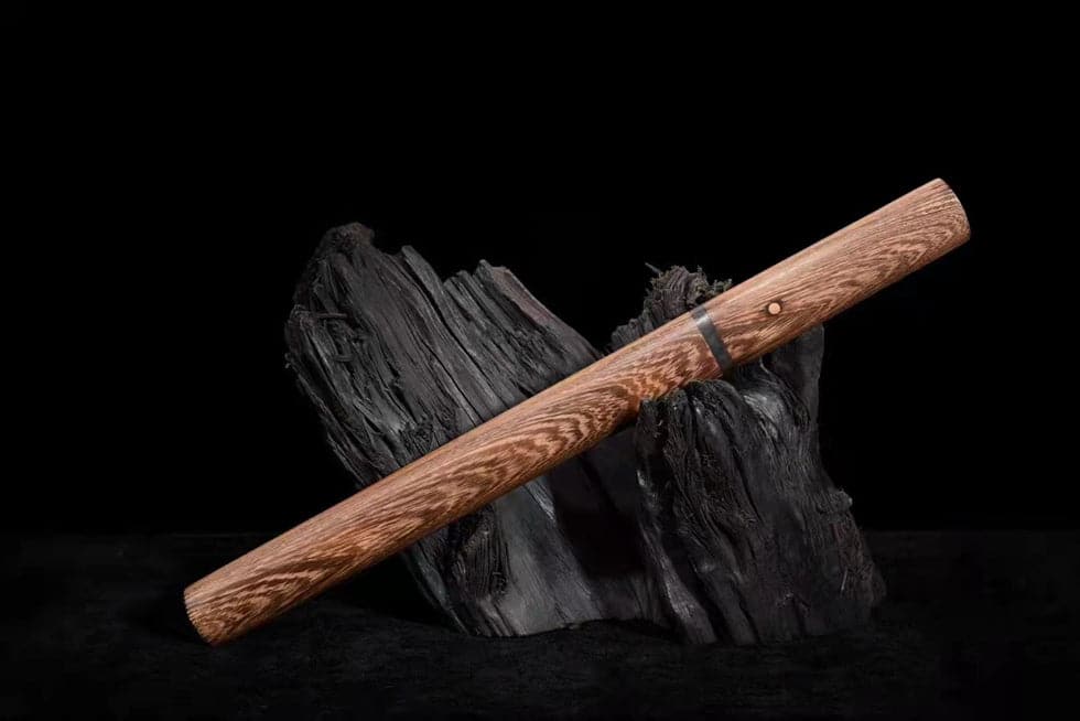 Rosewood High Manganese Steel Small Tang Knife